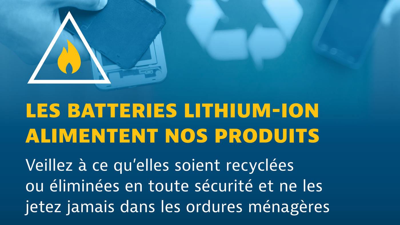 Campagne de l’OCDE pour la sécurité des batteries lithium-ion